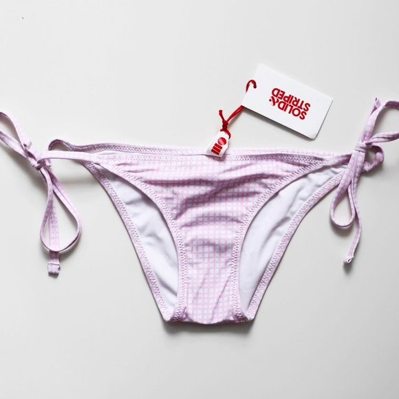 BNWT Solid & Striped The Tenley Bikini Bottom, Cloud Pink Sz. XS/US 0-2 RRP$159 - Picture 3 of 6